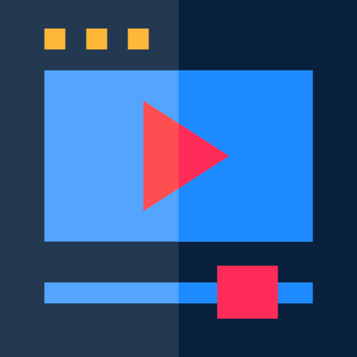 reproductor de video icono gratis