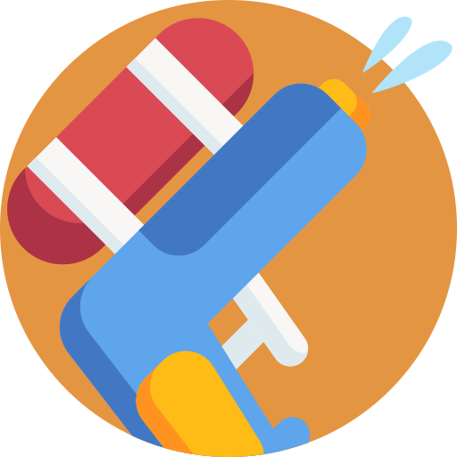 pistola de agua icono gratis
