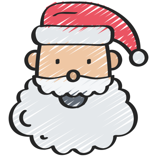 papa noel icono gratis