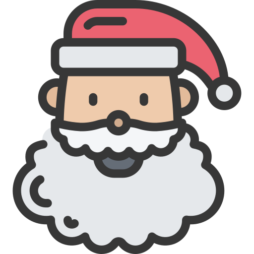 papa noel icono gratis