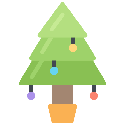 árbol de navidad icono gratis