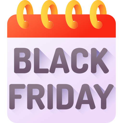 Black friday 3D Color icon