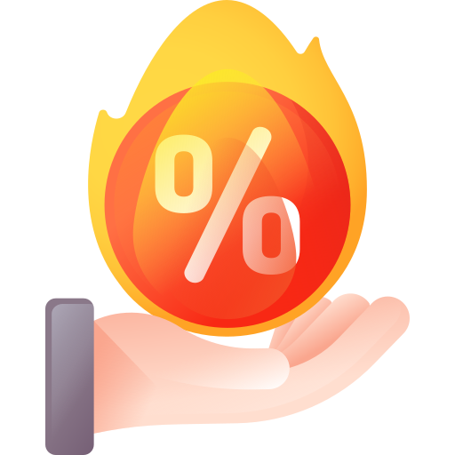 rabais Icône gratuit