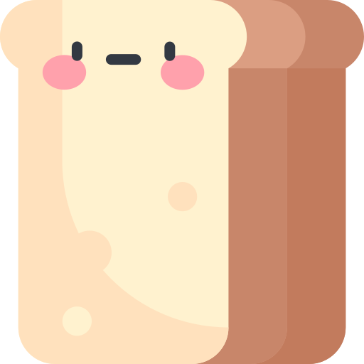 Bread Kawaii Flat Icon