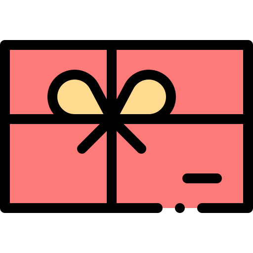 tarjeta de regalo icono gratis