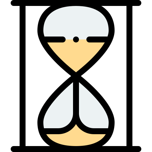 reloj de arena icono gratis