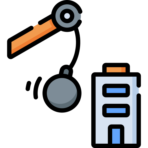 bola de demolición icono gratis