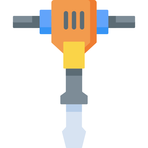 Jackhammer Special Flat Icon