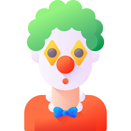 Clown 3d Color Icon 6465