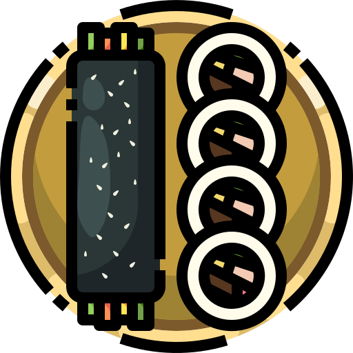 rollo de sushi icono gratis