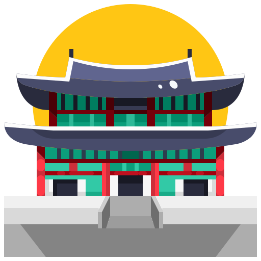 palacio gyeongbokgung icono gratis