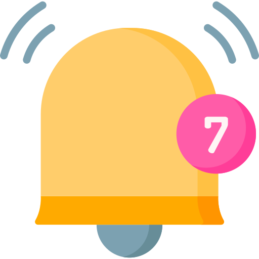 notificação grátis ícone