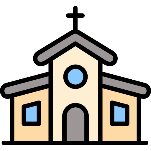 Church Generic Outline Color icon