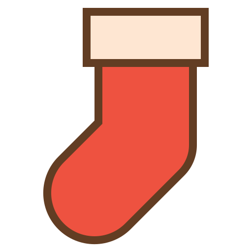 Sock Generic Outline Color icon