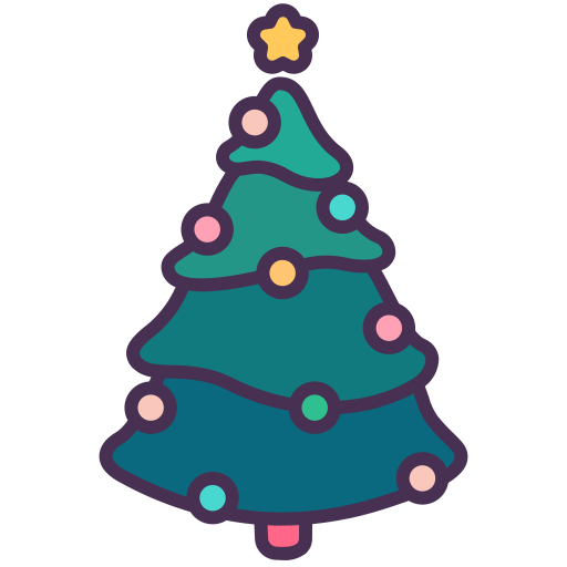 árbol de navidad icono gratis