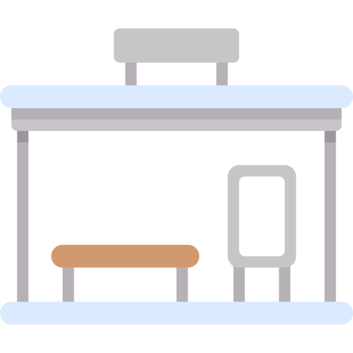 parada de autobús icono gratis