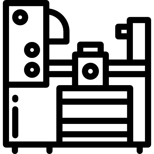 Industrial robot Detailed Rounded Lineal icon