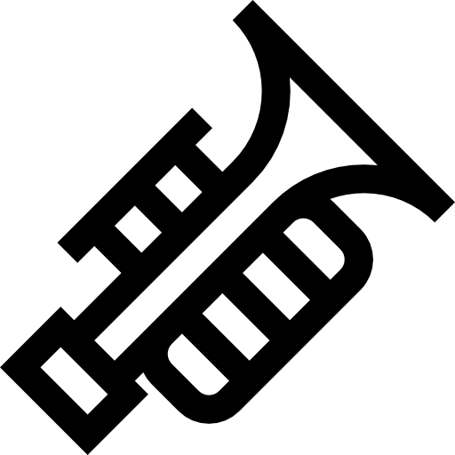 Trumpet Basic Straight Lineal icon