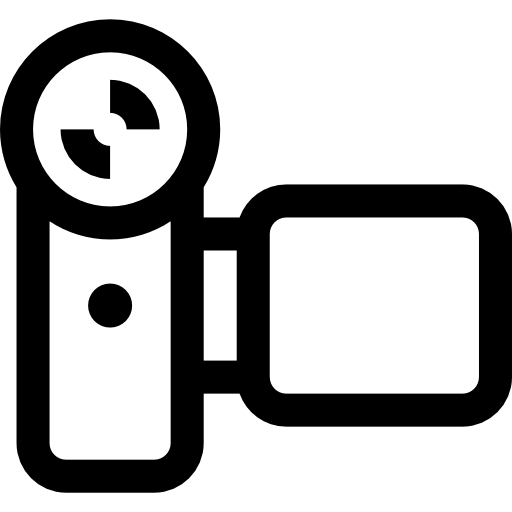 camara de video icono gratis