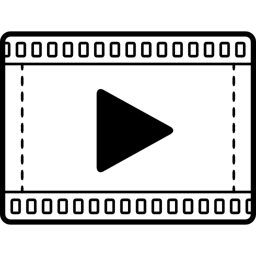 reproductor de video icono gratis