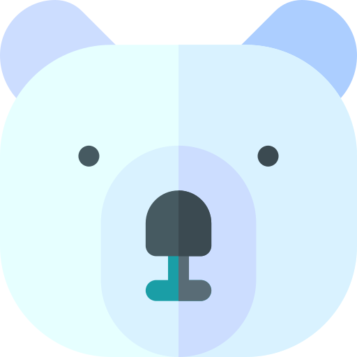 oso polar icono gratis