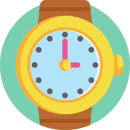 reloj de pulsera icono gratis