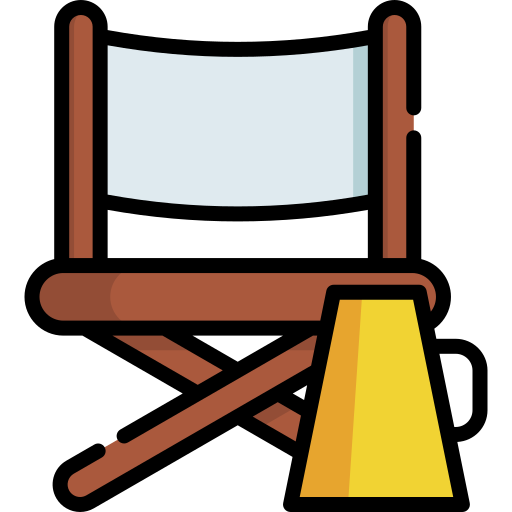 Director chair free icon Director chair free icon