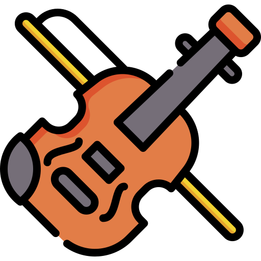 violín icono gratis