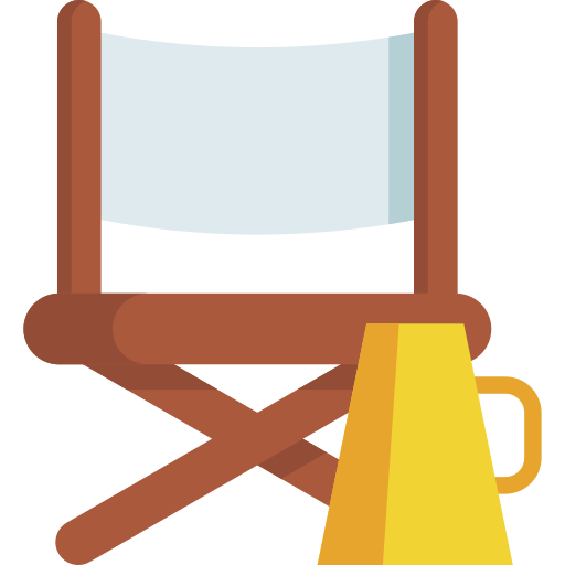 Director chair free icon Director chair free icon
