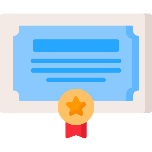 Certificate Special Flat Icon