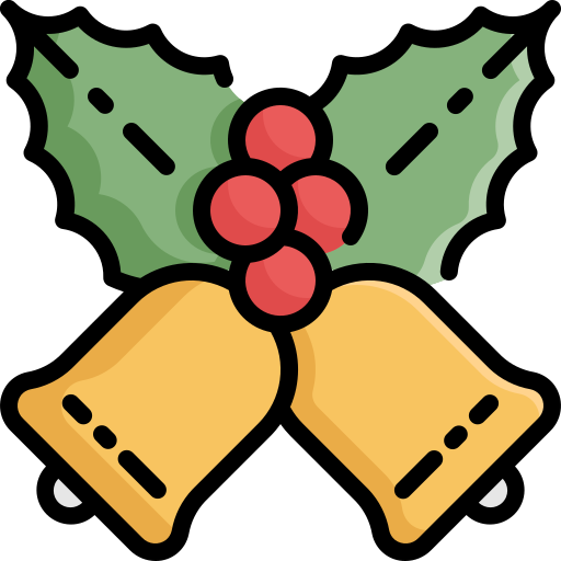 campana de navidad icono gratis