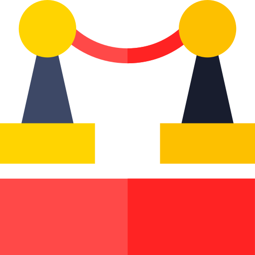 Red carpet free icon