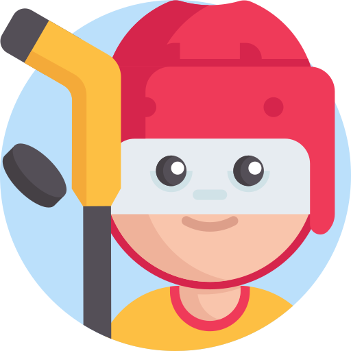 un joueur de hockey Icône gratuit un joueur de hockey Icône gratuit