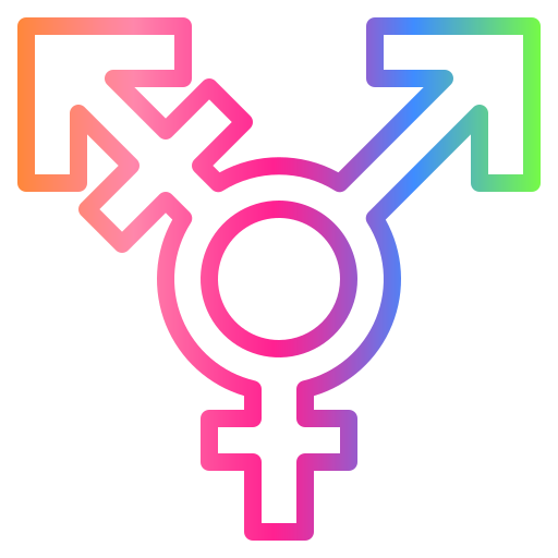 Transgender Free Shapes Icons 