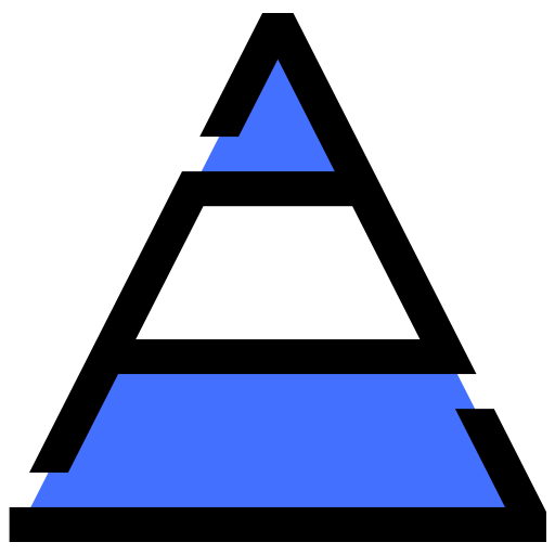 gráfico de pirâmide grátis ícone gráfico de pirâmide grátis ícone