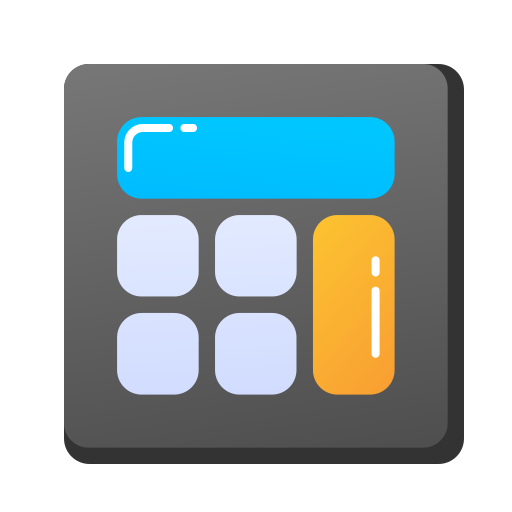 Calculator icon Inipagistudio Flat