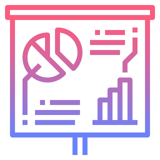 Data Nhor Phai Lineal Gradient Icon