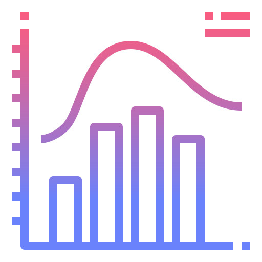 histograma icono gratis