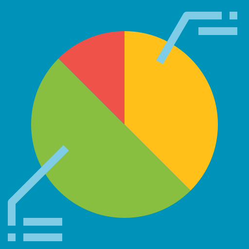 gráfico circular icono gratis