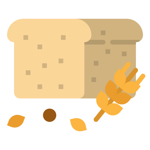 pan de molde icono gratis