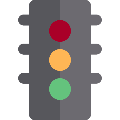 Traffic light Basic Rounded Flat icon