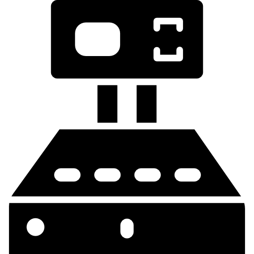 caja registradora icono gratis