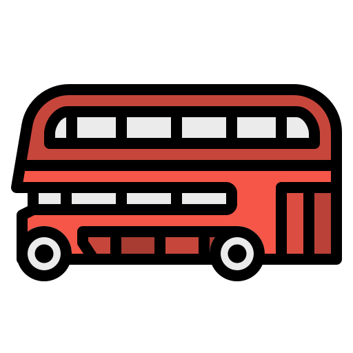 Double decker bus - Free transport icons