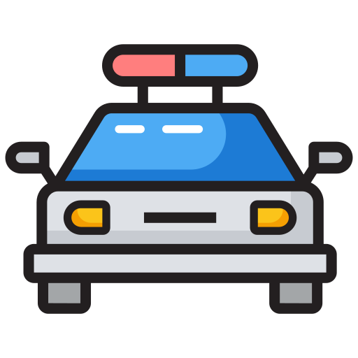 Police car Generic Outline Color icon