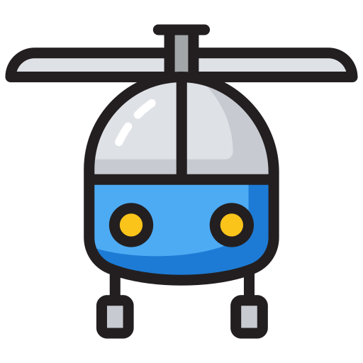 helicóptero icono gratis