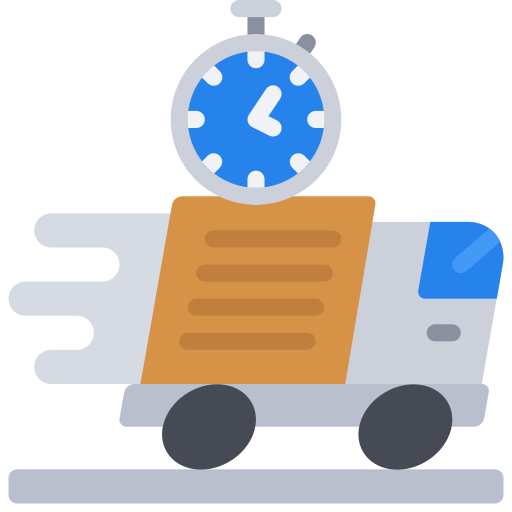Fast delivery free icon