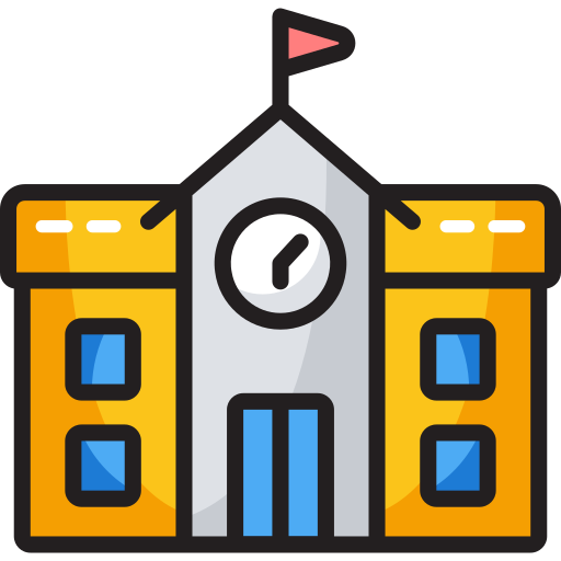 School - Free buildings icons