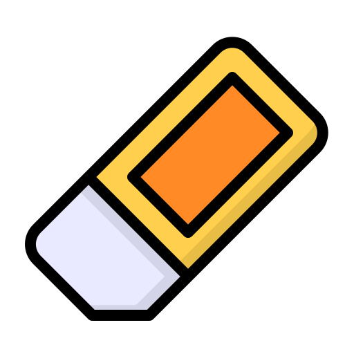 Eraser Generic Outline Color icon