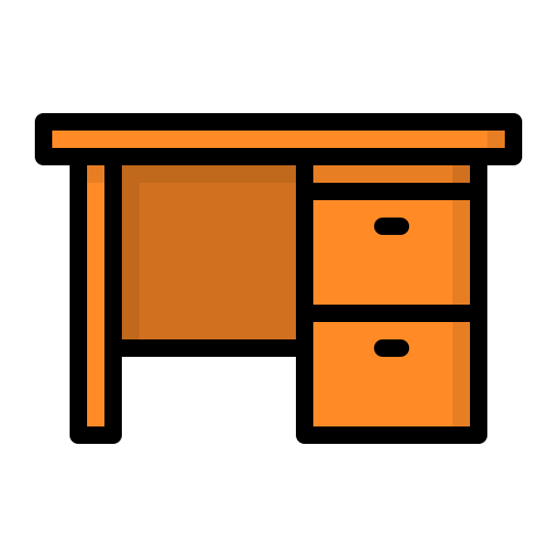 Office table - Free furniture and household icons