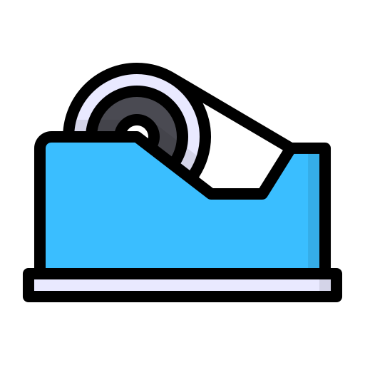 Tape dispenser Generic Outline Color icon